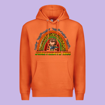Juneteenth 1865 Rainbow Premium Hoodie Designed By Texasbilliewilder