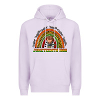 Lilac juneteenth 1865 rainbow Premium Hoodie - texasbilliewilder