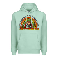 Seafoam juneteenth 1865 rainbow Premium Hoodie - texasbilliewilder