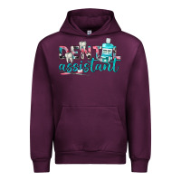Mauve Wine dental assistant Urban Hoodie - texasbilliewilder
