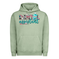Pigment Oil Green dental assistant Urban Hoodie - texasbilliewilder