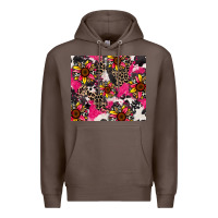 Coffee sunflower cowhide Premium Hoodie - Zillion Design Studio