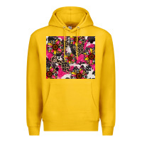 Lemon sunflower cowhide Premium Hoodie - Zillion Design Studio
