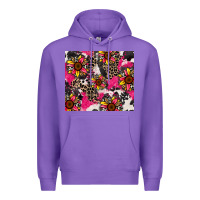 Purple sunflower cowhide Premium Hoodie - Zillion Design Studio
