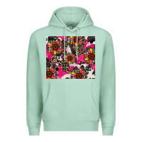 Seafoam sunflower cowhide Premium Hoodie - Zillion Design Studio