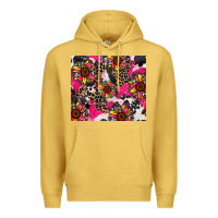 Antique Gold sunflower cowhide Premium Hoodie - Zillion Design Studio
