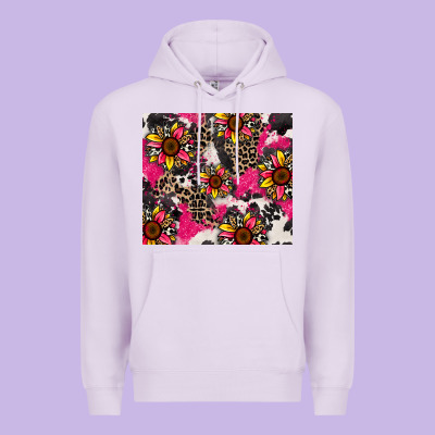 Sunflower Cowhide Premium Hoodie Designed By Zillion Design Studio