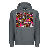 Rock sunflower cowhide Premium Hoodie - Zillion Design Studio