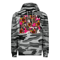 Slate Camo sunflower cowhide Premium Hoodie - Zillion Design Studio