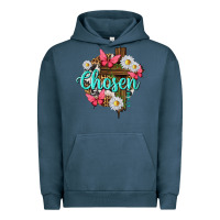 Pigment Midnight Navy chosen Urban Hoodie - texasbilliewilder