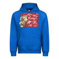 Cobalt Valentine's day you moo ve me charolais cow Urban Hoodie - RanaPortraitStore