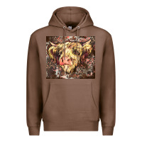 Chestnut leopard cow Premium Hoodie - Zillion Design Studio