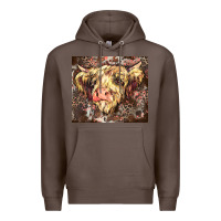 Coffee leopard cow Premium Hoodie - Zillion Design Studio