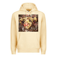 Pina Colada leopard cow Premium Hoodie - Zillion Design Studio