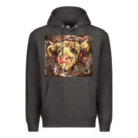 Smoke leopard cow Premium Hoodie - Zillion Design Studio