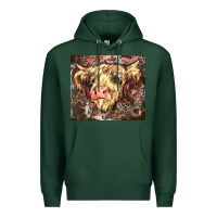 Sports Green leopard cow Premium Hoodie - Zillion Design Studio