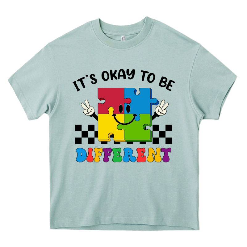It's Okay To Be Different Heavy Core Tee by CowhideDigitalArt | Teevron