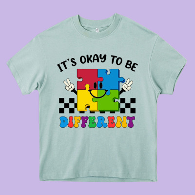 It's Okay To Be Different Heavy Core Tee Designed By Cowhidedigitalart