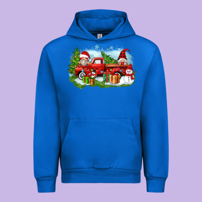 Christmas Gnomes Truck Urban Hoodie Designed By Zillion Design Studio