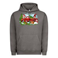 Pigment Tornado Christmas gnomes truck Urban Hoodie - Zillion Design Studio