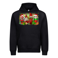 Black Christmas gnome coffee cups Urban Hoodie - Zillion Design Studio