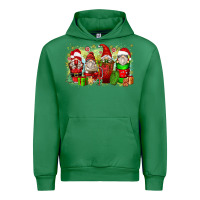 Emerald Christmas gnome coffee cups Urban Hoodie - Zillion Design Studio