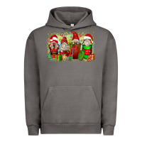 Pigment Tornado Christmas gnome coffee cups Urban Hoodie - Zillion Design Studio