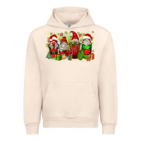 Sandshell Christmas gnome coffee cups Urban Hoodie - Zillion Design Studio