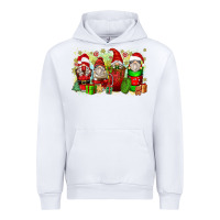 White Christmas gnome coffee cups Urban Hoodie - Zillion Design Studio
