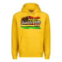 Lemon juneteenth 1865 with crown flag Premium Hoodie - texasbilliewilder