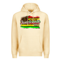 Pina Colada juneteenth 1865 with crown flag Premium Hoodie - texasbilliewilder