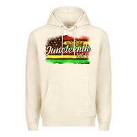 Sandshell juneteenth 1865 with crown flag Premium Hoodie - texasbilliewilder
