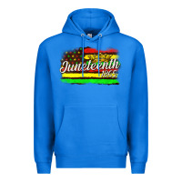 True Royal juneteenth 1865 with crown flag Premium Hoodie - texasbilliewilder