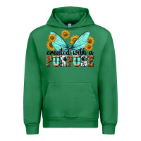 Emerald created with a purpose Urban Hoodie - texasbilliewilder