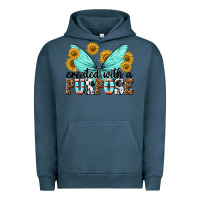 Pigment Midnight Navy created with a purpose Urban Hoodie - texasbilliewilder