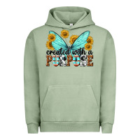 Pigment Oil Green created with a purpose Urban Hoodie - texasbilliewilder