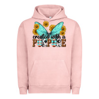 Pigment Salmon created with a purpose Urban Hoodie - texasbilliewilder