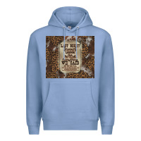 Colony Blue last night we let the liquoe talik Premium Hoodie - Zillion Design Studio