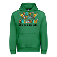 Emerald dont stop believing Urban Hoodie - texasbilliewilder