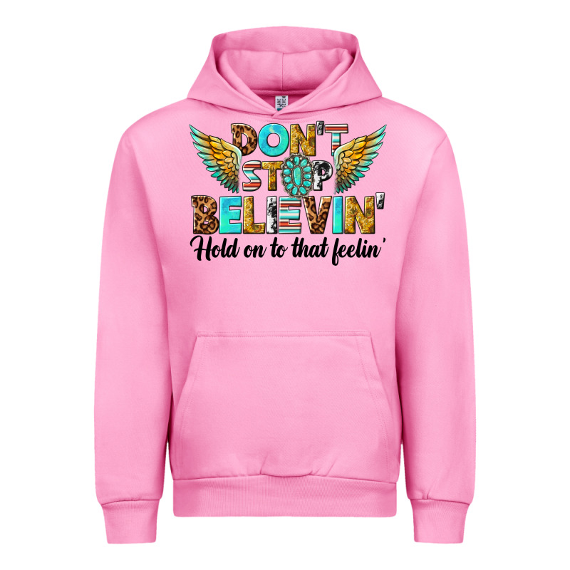 Dont Stop Believing Urban Hoodie by texasbilliewilder | Teevron