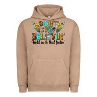 Pigment Burro dont stop believing Urban Hoodie - texasbilliewilder