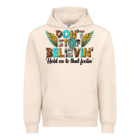 Sandshell dont stop believing Urban Hoodie - texasbilliewilder