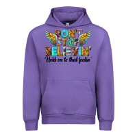 Tulip dont stop believing Urban Hoodie - texasbilliewilder