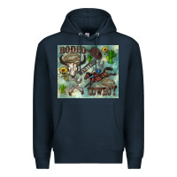 Navy country western Premium Hoodie - Zillion Design Studio