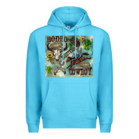 Ocean Blue country western Premium Hoodie - Zillion Design Studio