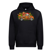 Black christmas gingerbread truck Urban Hoodie - Zillion Design Studio