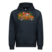 Navy christmas gingerbread truck Urban Hoodie - Zillion Design Studio