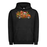 Pigment Black christmas gingerbread truck Urban Hoodie - Zillion Design Studio