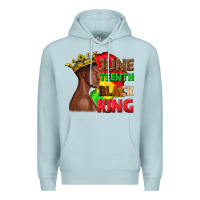 Blue Mist juneteenth black king Premium Hoodie - texasbilliewilder