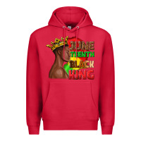 Cardinal juneteenth black king Premium Hoodie - texasbilliewilder
